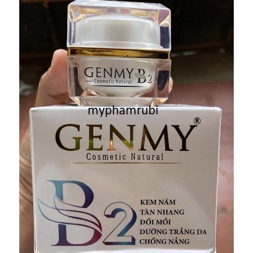 Em Genmy B2 nám tàn nhang đồi mồi trắng da chống nắng 10g, 18g, 35g