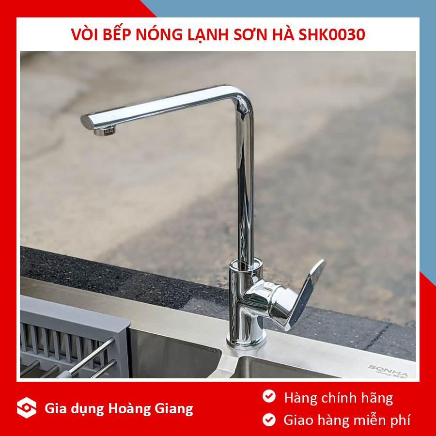 Vòi rửa chén bát nóng lạnh sơn hà shk0030