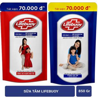 SỮA TẮM LIFEBUOY Túi 850ML - SIÊU TIẾT KIỆM
