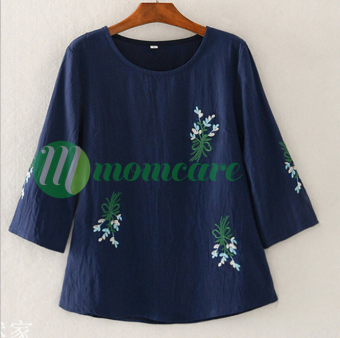 Áo trung niên nữ tay lỡ A93 - Áo thun kiểu cho người lớn tuổi, trung tuổi U40 U50 U60 U70 - Shop thời trang cho mẹ, cho bà mặc mùa hè, thu đông hàng thiết kế đẹp sang trọng, cao cấp mặc nhà giá rẻ Bigsize cỡ lớn, cho người mập