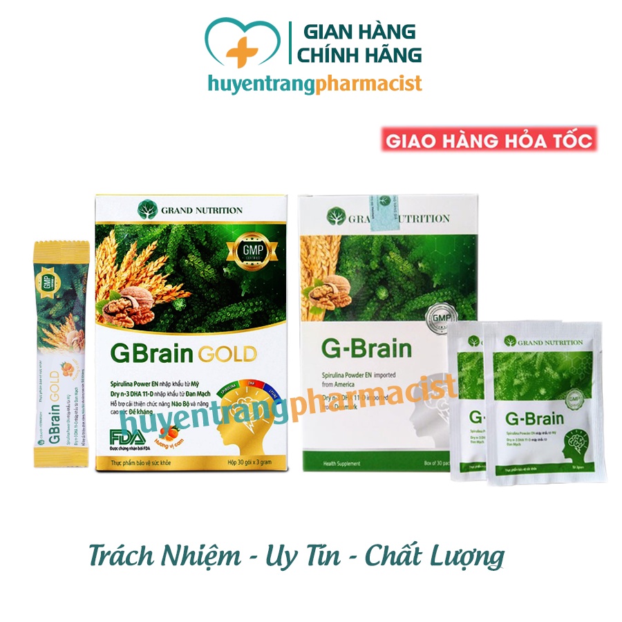 ✔️️️G-Brain Hỗ trợ phát triển Trí Não, tăng cường hệ Miễn Dịch cho Trẻ