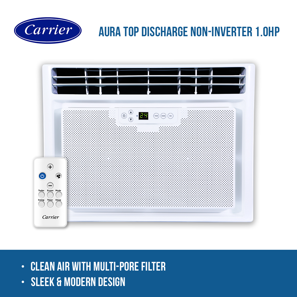 carrier aura 1hp non inverter