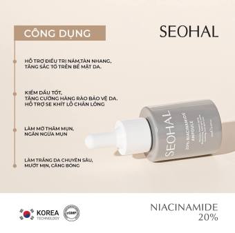 SERUM Dưỡng trắng - Sáng da Niaciamide20% Seohal