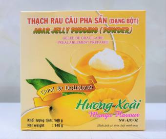 BỘT THẠCH RAU CÂU PHA SẴN [VN] 3K Agar Jelly Pudding Mango Flavour