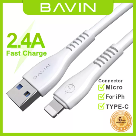 BAVIN Fast Charging & Data Transfer Cable (1 Meter)