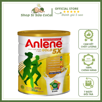 Sữa Anlene Gold 5X 800gr (trên 40 tuổi,date t9 2024)