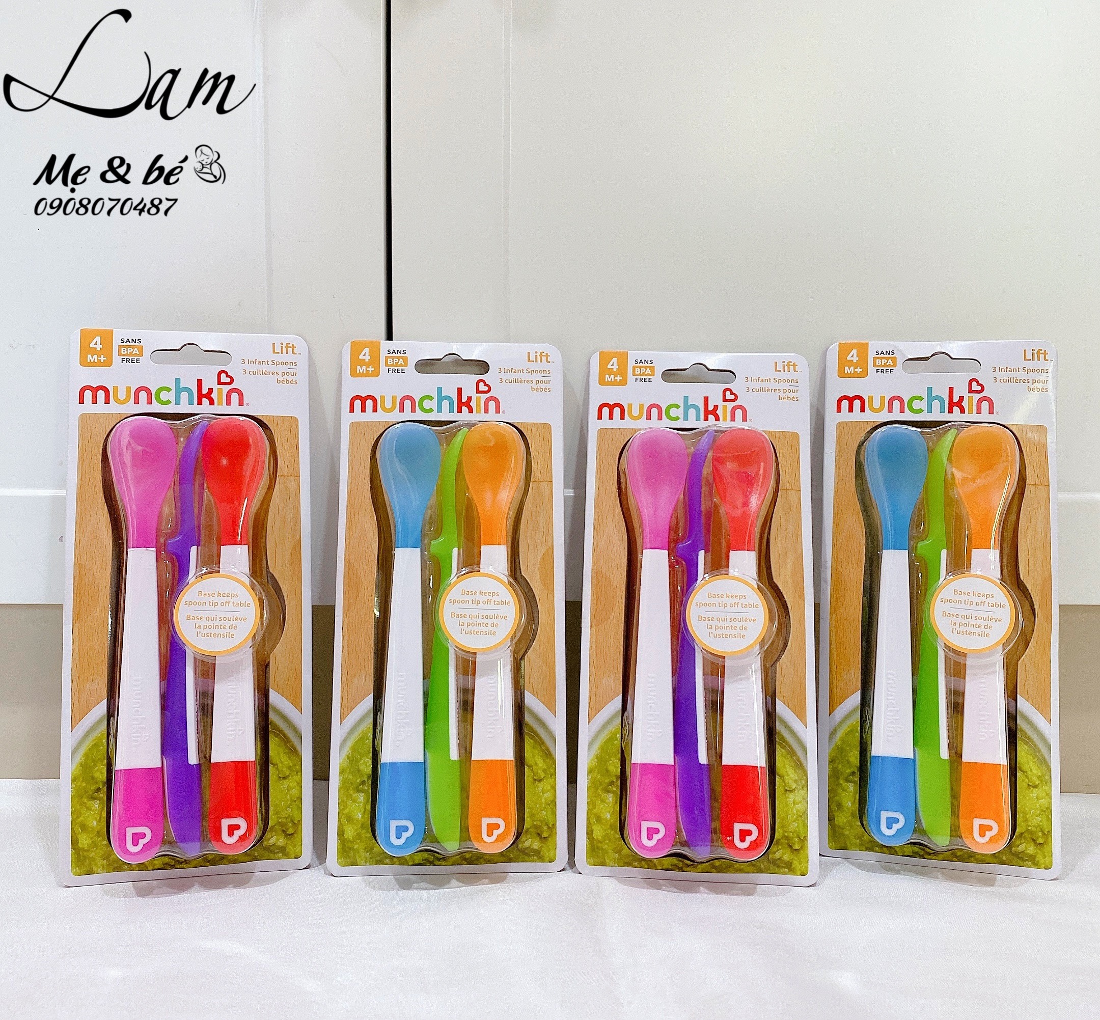 Muỗng munchkin set 3 thìa