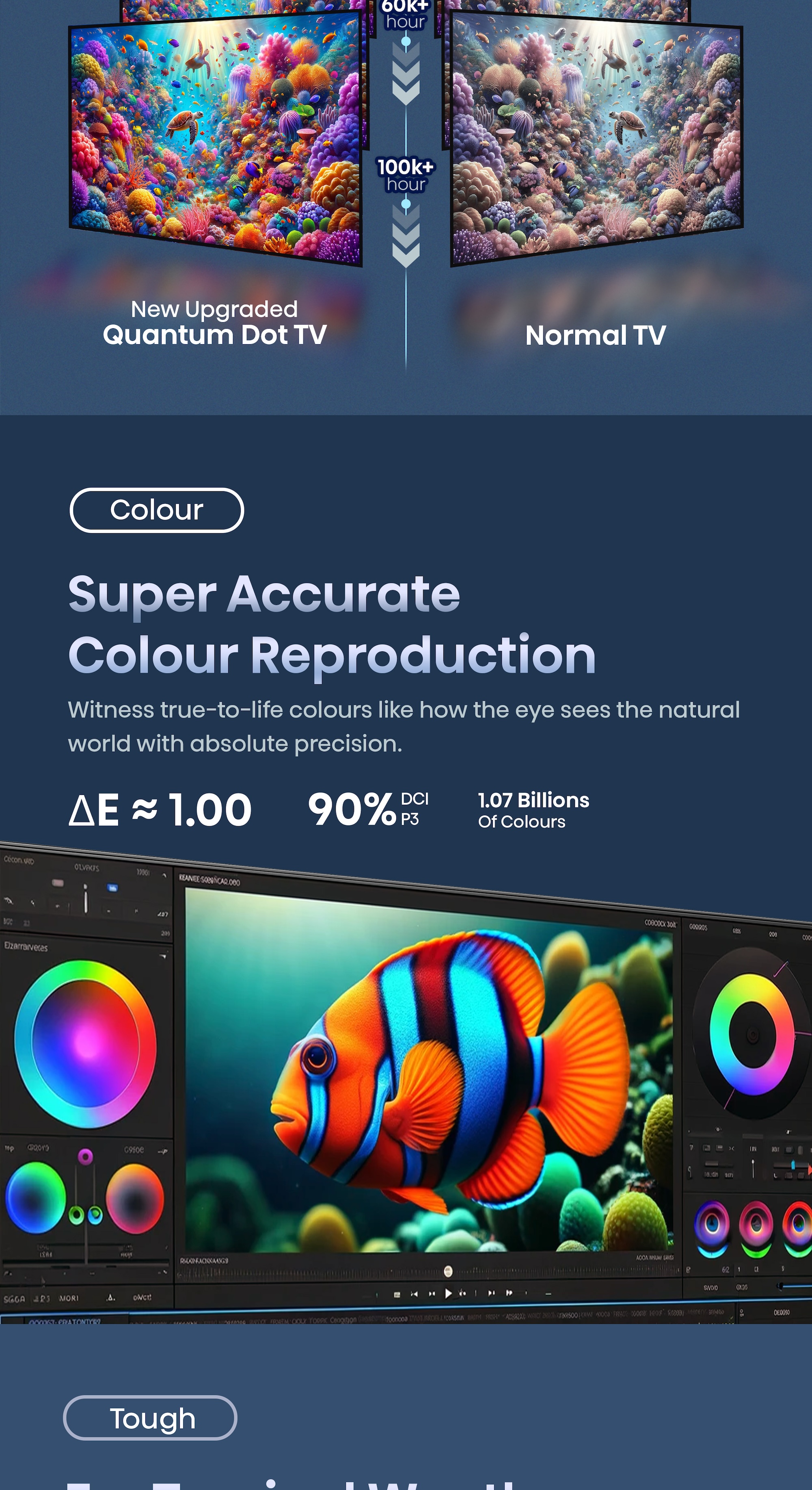 [2025] Hisense E7N 50/55/65/75 inch QLED MAX 4K Google TV | Quantum Dot Colour | 5-Tier Eye Shielding | Dolby Atmos & Vision · v18