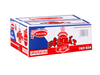 Thùng 30 gói mì Đệ Nhất thịt bằm 82g