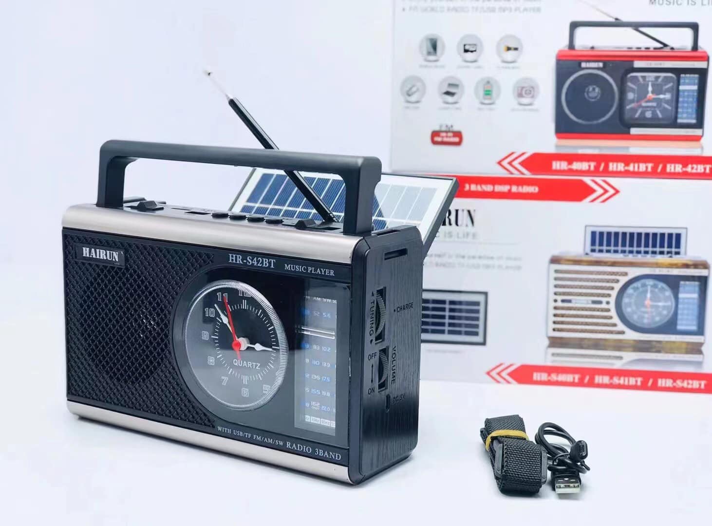 Nơi bán Đài FM giá rẻ, uy tín, chất lượng-Loa Bluetooth Có đài FM được Yêu Thích Nhất 2022-Loa Bluetooth Radio Hàng Hiệu, Sale Sốc-Đài FM Bluetooth Sony HR-40BT - Loa bluetooth kết hợp đài radio - Tích hợp đồng hồ và đèn pin