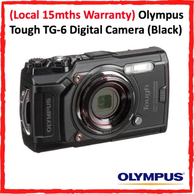 (Local 15mths Warranty) Olympus Tough TG-6 Digital Camera (Black / Red) (2)