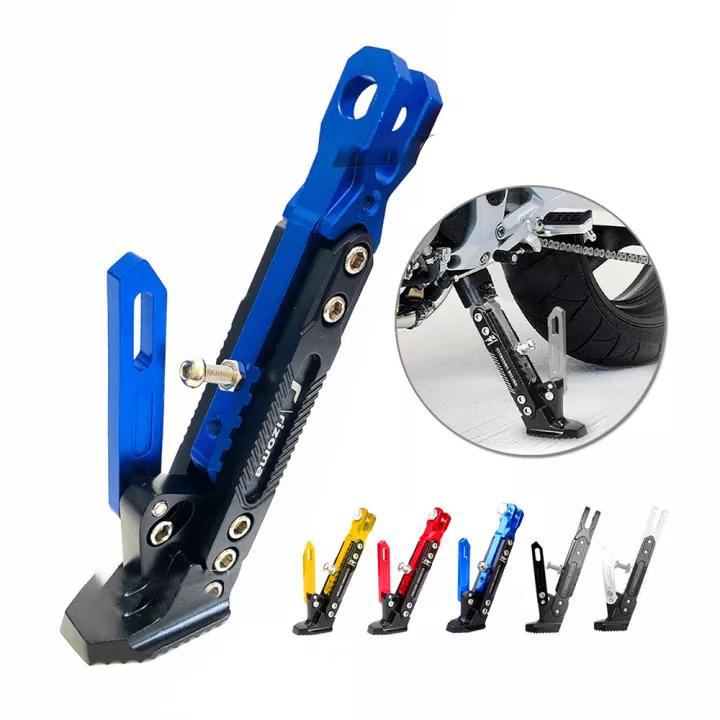 Chân chống xe máy cnc tăng chỉnh dài ngắn