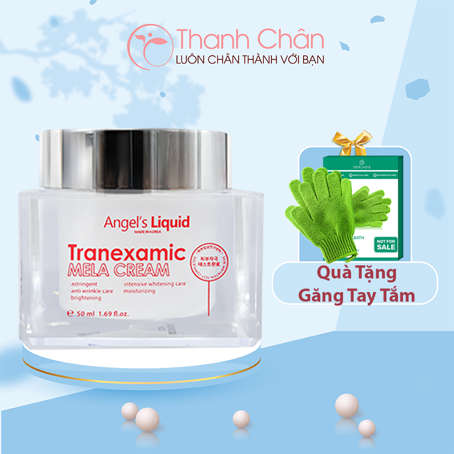 Kem Dưỡng Tranexamic Acid Mờ Nám Chuyên Sâu Angel's Liquid Tranexamic Mela Cream 50ml