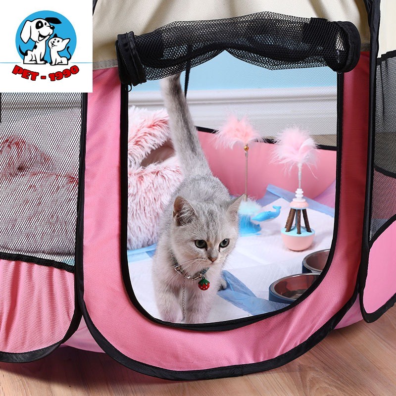 Chuồng Quây Đẻ - Ổ Đẻ Cho Chó Mèo Có Thể Gấp Gọn Siêu Tiện Dụng