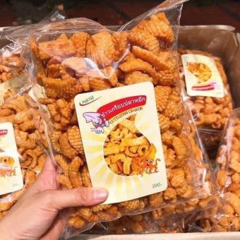 Bánh Snack mực Thái Lan gói 200 gram - SN03