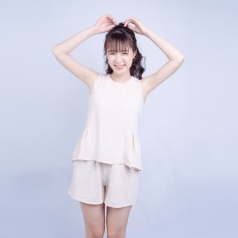 Set bộ nữ không tay MADELA Mặc nhà đi chơi đều đẹp, bộ đồ ngủ mặc nhà nữ 3 lỗ chất ĐŨi Hàn mát mẻ - SN10