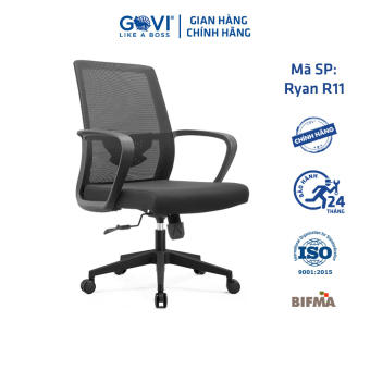 Ghế xoay văn phòng GOVI RYAN R11 Ghế làm việc lưng lưới