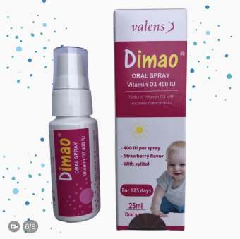 Dimao- Vitamin D3 400 IU dạng xịt tăng cường hấp thụ can xi,hàng nhập khẩu châu âu(chai 25 ml)