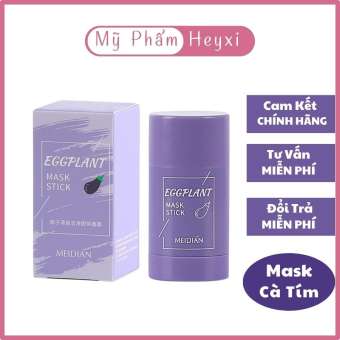 Thanh Lăn Mặt Nạ Cà Tím Sạch Mụn Trắng Da, Mặt Nạ Đất Sét Cà Tím Loại Bỏ Sạch Mụn Kiềm Dầu Thu Hẹp Lỗ Chân Lông - Donskin Cosmetics