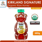 KIRKLAND Organic Raw Honey Bears - USDA Organic, Grade A