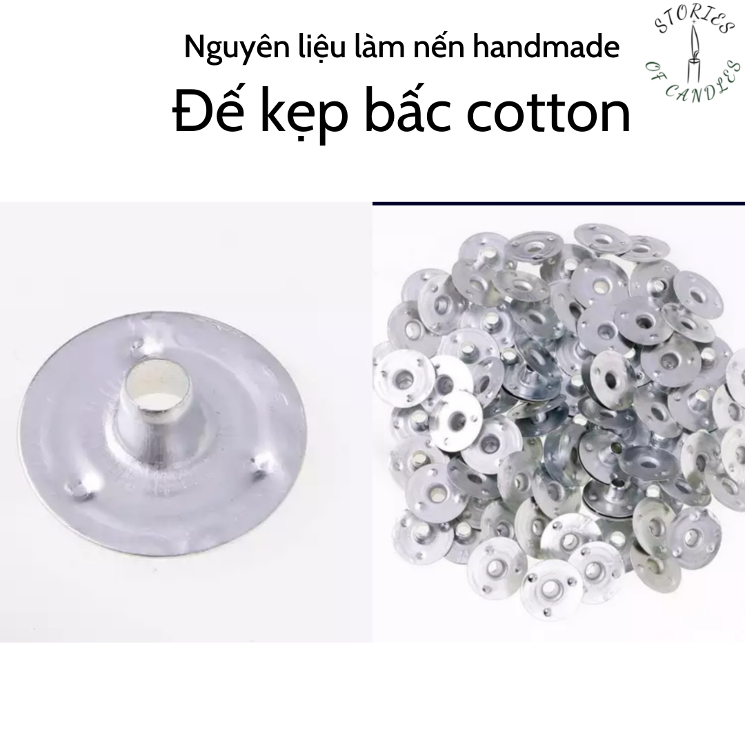 Dây Bấc Nến (Tim Nến) Cuộn 2m Dây Bấc Nến Không Khói Bấc COTTON Làm Nến Handmade Cocaxia