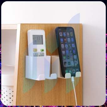 Kệ dán tường để điều khiển, giá để remote dán tường tiện lợi
