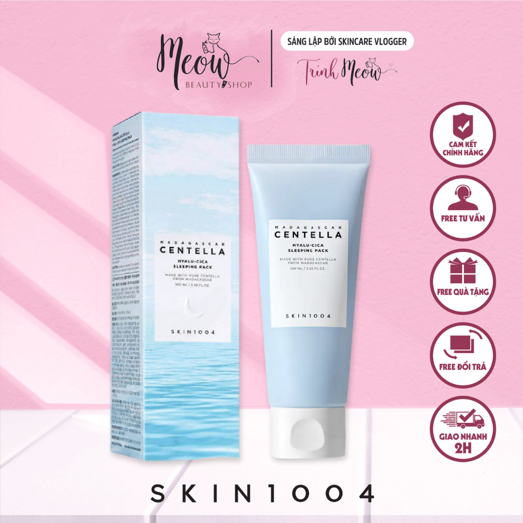 Skin1004 - Mặt nạ ngủ Skin1004 Madagascar Centella Hyalu-cica Sleeping Pack 100ml