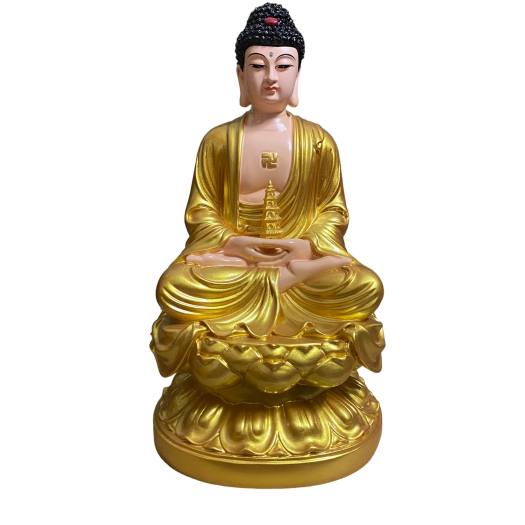 Bán chạy Tôn Tượng Dược Sư Lưu Ly Quang Vương Phật Cao 30cm chất liệu nhựa Composite