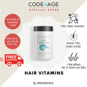 CHÍNH HÃNG - CODEAGE viên tóc HAIR VITAMINS giảm rụng và nuôi dưỡng tóc chắc khỏe