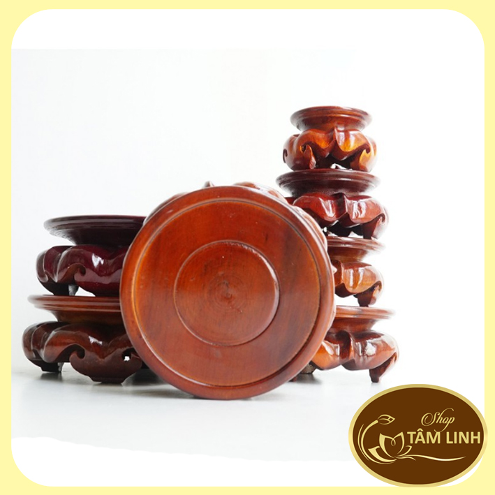 Đôn gỗ - đế gỗ tròn đặt tượng thờ - nhiều cỡ giá rẻ