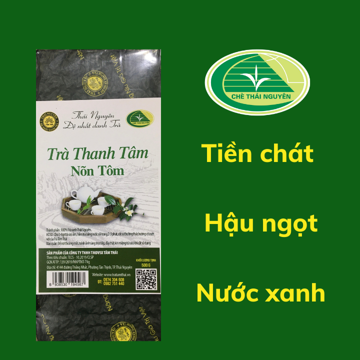 Trà Thái Nguyên Nõn Tôm 500g Trà Nõn Tôm Thanh Tâm Trà Tâm Thái Chè Xanh Thái Nguyên Trà Tân Cương Nõn Tôm 500g
