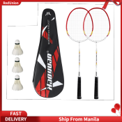 Badminton Set with Rackets, Shuttlecocks, and Carry Bag