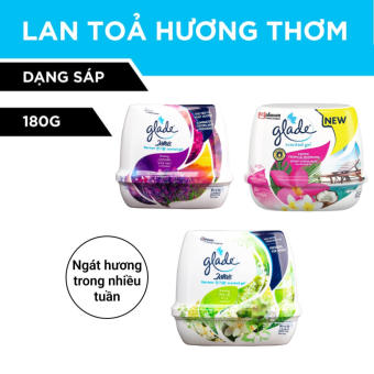 Sáp Thơm Phòng GLADE 180g hương Oải Hương Lavender / Hoa Lài