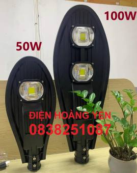 đèn đường chiếc lá, led 50W 100w