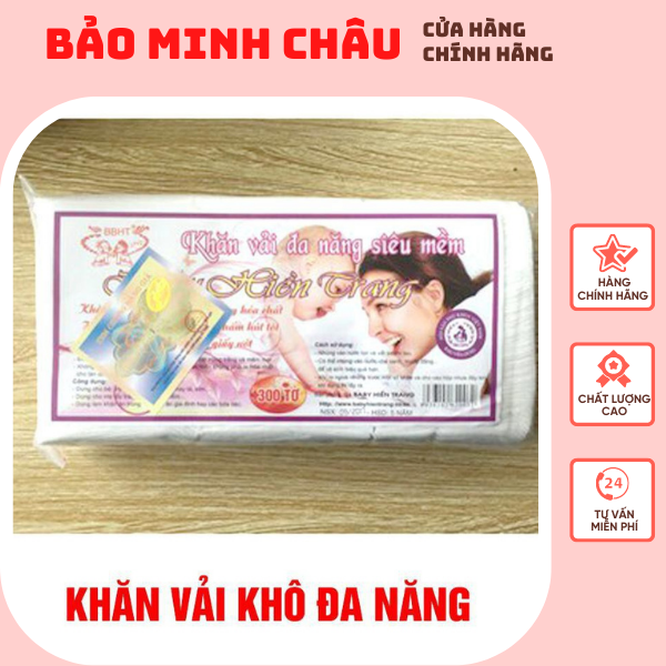 Sỉ 15-20 gói khăn khô đa năng Baby Hiền Trang khoảng 180gr