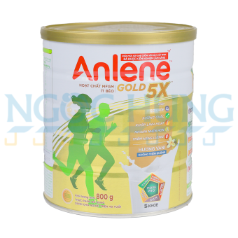 Sữa bột Anlene Gold 5x Hương Vani 800g
