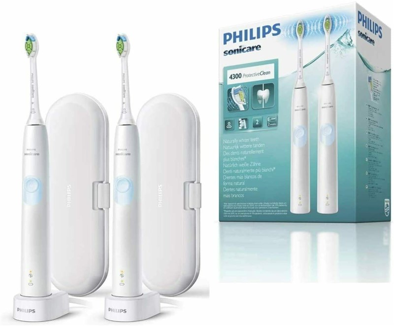 BCĐ Philips Sonicare 4300 - Bàn chải răng chạy điện Philip ProtectiveClean Sonicare 4300