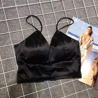 Áo bra lụa phi bóng 8 móc cài sau