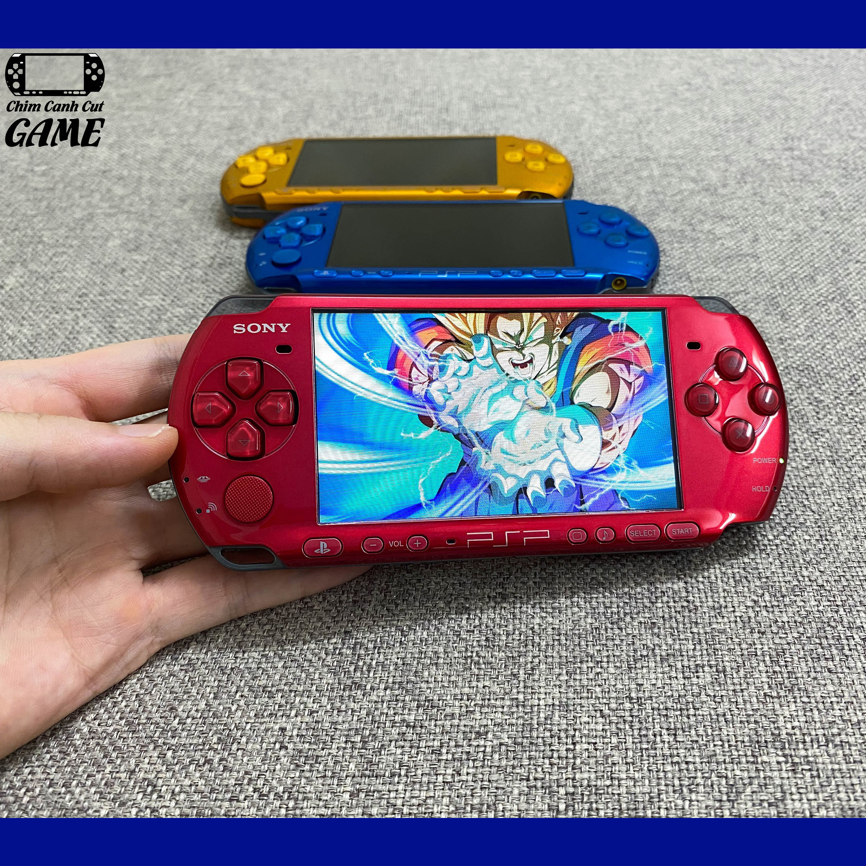 [CHÍNH HÃNG] Máy chơi Game Sony PSP 3000 (Miễn phí cài Game, Phụ kiện đầy đủ)