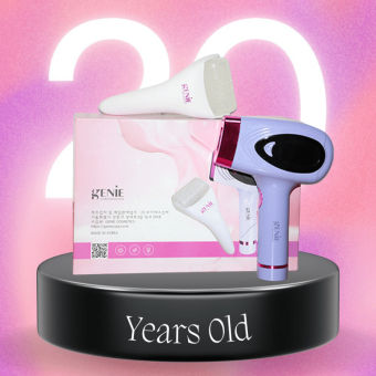 Bộ Sản Phẩm Triệt Lông Tại Nhà: Máy Triệt Lông Laser IPL & Thanh Lăn Lạnh Ice Roller Hàn Quốc