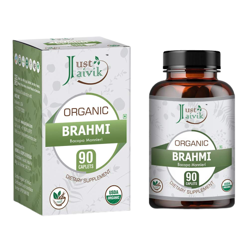 Viên uống bổ não, tăng cường tuần hoàn máu não Just Jaivik Brahmi