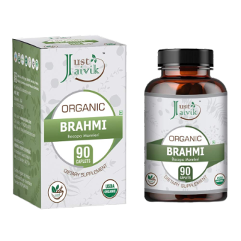 Viên uống bổ não, tăng cường tuần hoàn máu não Just Jaivik Brahmi