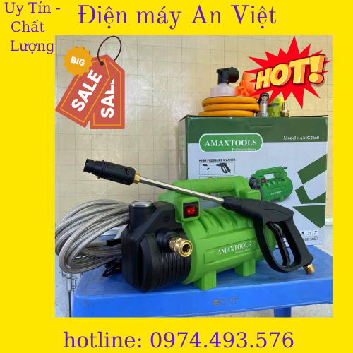 Máy rửa xe amaxtools amg2660 2660w chính hãng