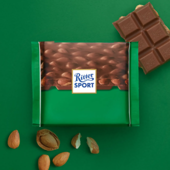 Socola sữa hạnh nhân RITTER nhập khẩu từ nước Đức, 100g