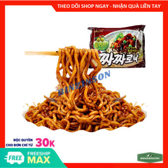 Mì trộn tương đen 140G Samyang Hàn Quốc - Đồ ăn vặt - mì gói