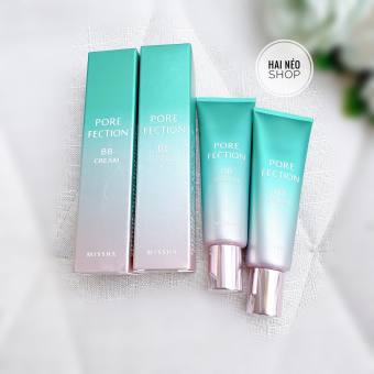 Kem nền che khuyết điểm kiểm soát dầu Missha Pore Fection BB Cream da sáng và tự nhiên 30ml (chính hãng Missha Hàn Quốc - bản nội địa Trung)