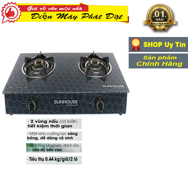 Mới 100% bếp ga đôi sunhouse mama mmbb0787mt apex apb3551 sunhouse shb3336