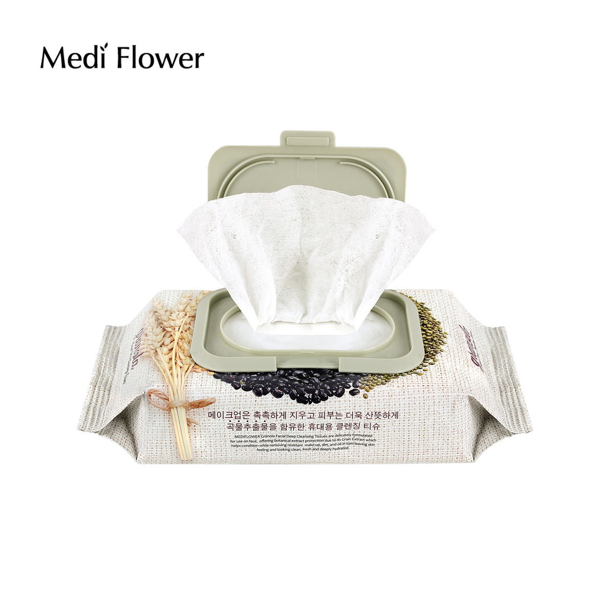 Granola Facial Deep Cleansing Tissues 400g / 100 sheets - Best Korean Facial Cleanser