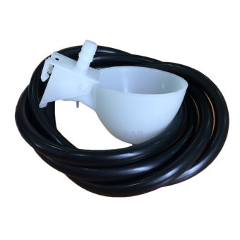 Máng uống nước tự động cho bồ câu kèm 2 mét ống ti ô đen 8mm máng uống tiện lợi dễ tháo lắp cho nhiều chuồng nuôi khác nhau - rab.store