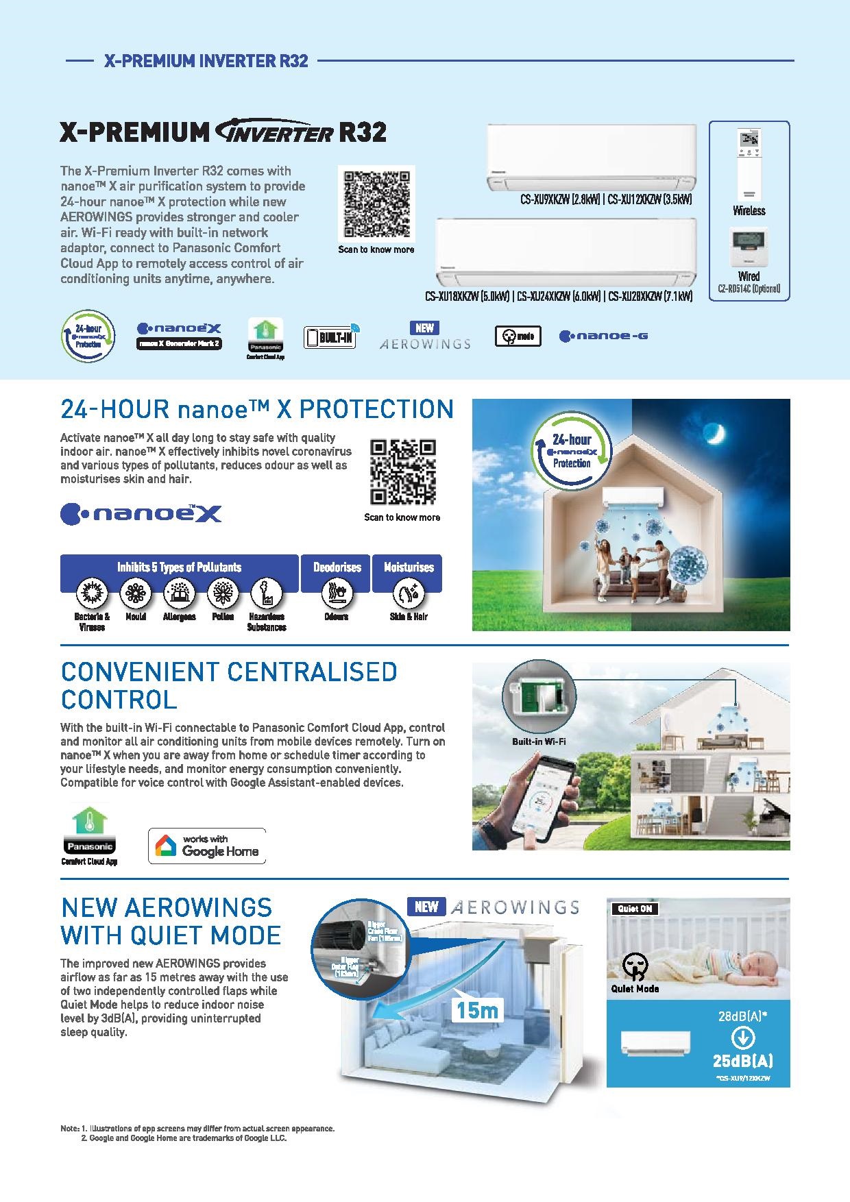 แอร์ Panasonic [R32] ระบบ 3 ถอดล้างฟรี